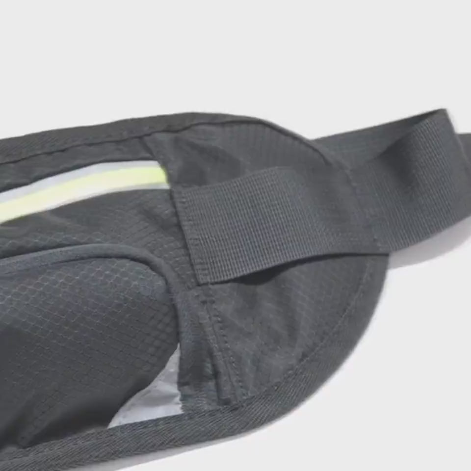 Running Waist Belt Bag Marathon With Water Bottle 